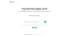 Desktop Screenshot of mynextescape.com