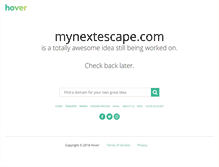 Tablet Screenshot of mynextescape.com